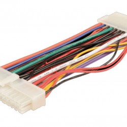 POWERTECH καλώδιο μητρικής 20+4pin male σε 24pin female CAB-W005, 20cm