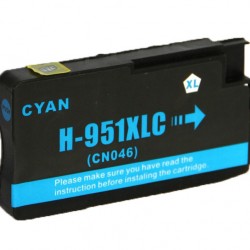 Συμβατό Inkjet για HP, 951 XL, 26ml, κυανό