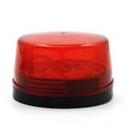 Strobe εσωτερικών & εξωτερικών χώρων, LED, 12V, Red