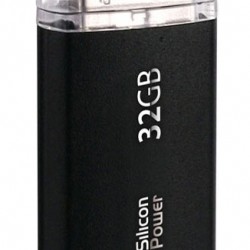 SILICON POWER USB Flash Drive Ultima II-I, 32GB, USB 2.0, μαύρο