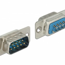 DELOCK Connector Σειριακής θύρας Sub-D9 με ακίδες, male