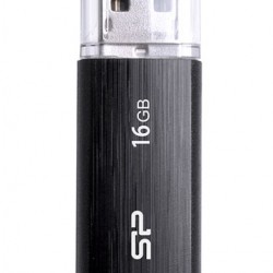 SILICON POWER USB Flash Drive Ultima U02, 16GB, USB 2.0, μαύρο