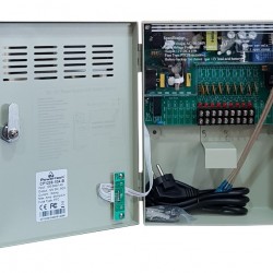 POWERTECH τροφοδοτικό CP1209-10A-B για CCTV-Alarm, DC12V 10A, 9 κανάλια