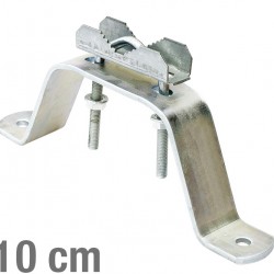 VIKAR Βάση τοίχου 21002 για στήριξη ιστού, ατσάλινη, 10cm