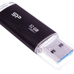 SILICON POWER USB Flash Drive Blaze B02, 32GB, USB 3.2, μαύρο