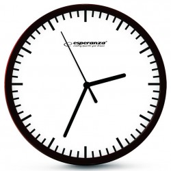 ESPERANZA Ρολόι τοίχου Budapest EHC010W, 20cm, λευκό