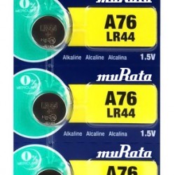 MURATA Αλκαλικές μπαταρίες LR44 MR-LR44, 1.5V, 5τμχ