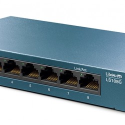 TP-LINK Desktop Switch LS108G, 8-port 10/100/1000Mbps, Ver. 1.0