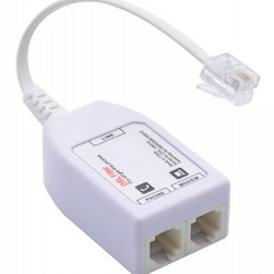 POWERTECH VDSL Splitter με φίλτρο ADSL-06, RJ11, λευκό
