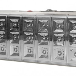 POWERTECH LED φωτιστικό εκτάκτου ανάγκης EMEL-0001, 1800mah, λευκό