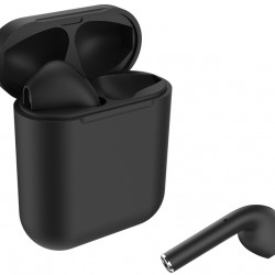 CELEBRAT earphones με θήκη φόρτισης W10, True Wireless, 30/300mAh, μαύρα