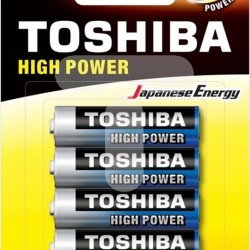 Toshiba High Power Αλκαλικές Μπαταρίες AA 1.5V 4τμχ