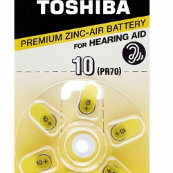 Toshiba Μπαταρίες Ακουστικών Βαρηκοΐας 10 1.4V 6τμχ