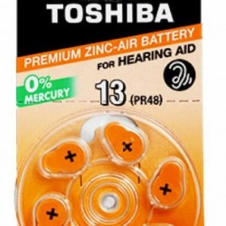 Toshiba Μπαταρίες Ακουστικών Βαρηκοΐας 13 1.4V 6τμχ