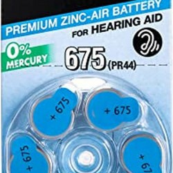 Toshiba Μπαταρίες Ακουστικών Βαρηκοΐας 675 1.4V 6τμχ