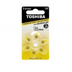Toshiba Μπαταρίες Ακουστικών Βαρηκοΐας 10 1.4V 6τμχ